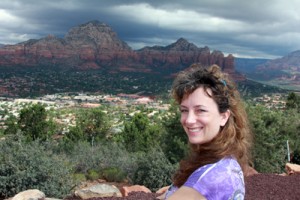The view from the Sedona Airport, which is located on a mesa top (super cool).